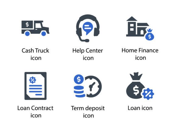 Banking Icon Set 6