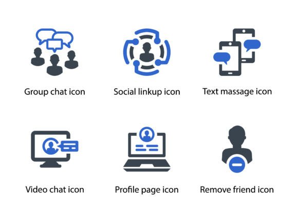 Being Social Icon Set 4: Elevate Your Design Projects with Precision and Style