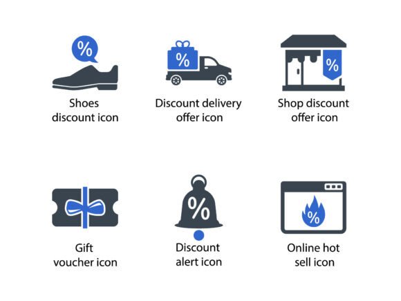 Black Friday Icon Set 5: Strategic Design for Maximum Impact