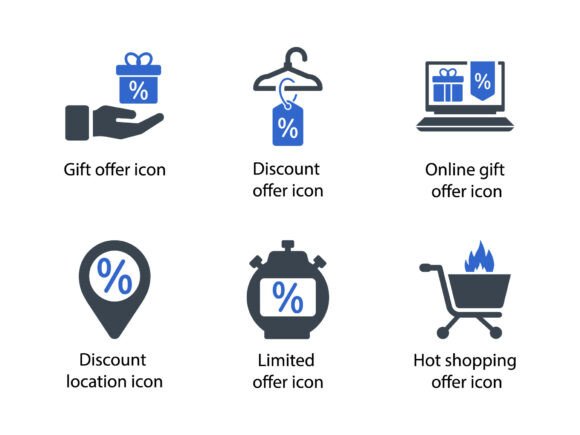 Black Friday Icon Set 8