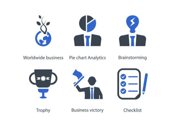 Business Management Icon Set 14