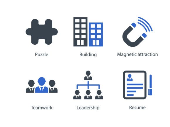 Business Management Icon Set 4: A Powerful Tool for Modern Designers