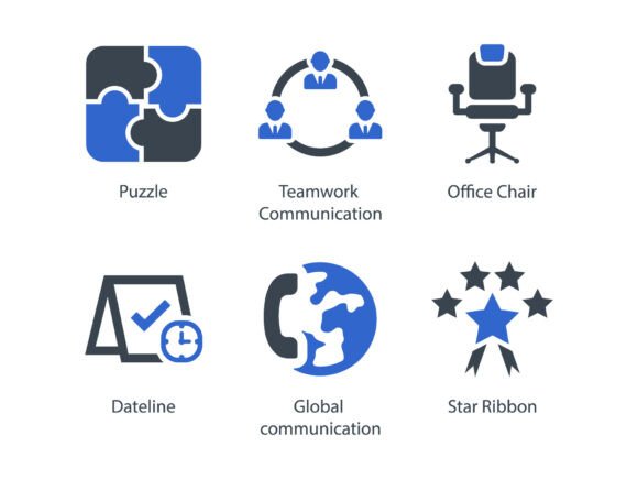 Business Management Icon Set 5: Strategic Design for Modern Business Needs