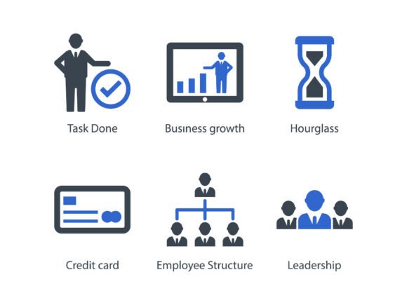 Business Management Icon Set 8