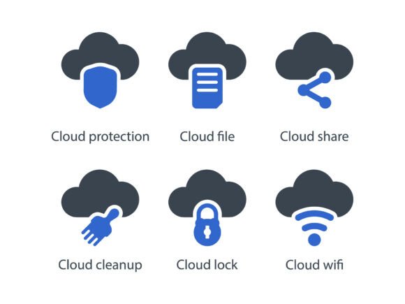 Cloud Icon Set 2: Creative Power in Digital Design
