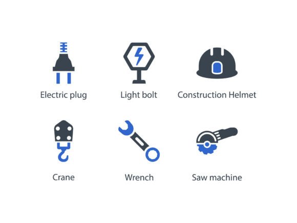 Construction Icon Set 2: A Powerful Tool for Design and Development Workflows