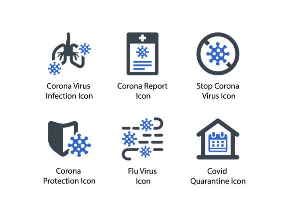 Corona Virus Icon Set 6: A Strategic Design Tool for Modern Communication