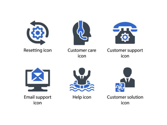 Customer Support Icon Set 2: A Design Essential