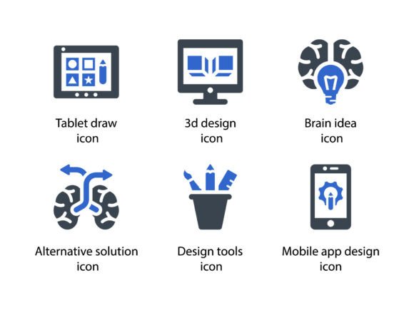 Design Creativity Icon Set 4: A Versatile Tool for Modern Designers