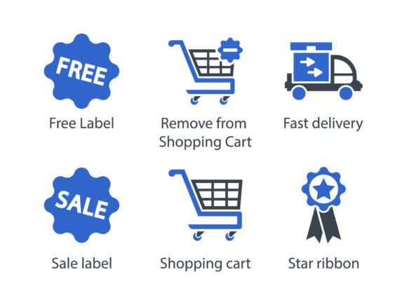 E Commerce Shopping Icon Set 2: A Versatile Tool for Modern Design Projects