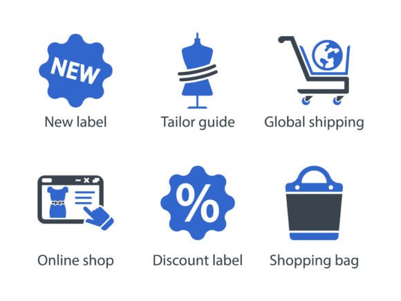 E Commerce Shopping Icon Set 3: A Versatile Design Tool for Digital and Print Projects