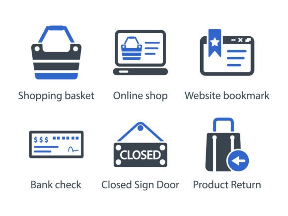 E Commerce Shopping Icon Set 6