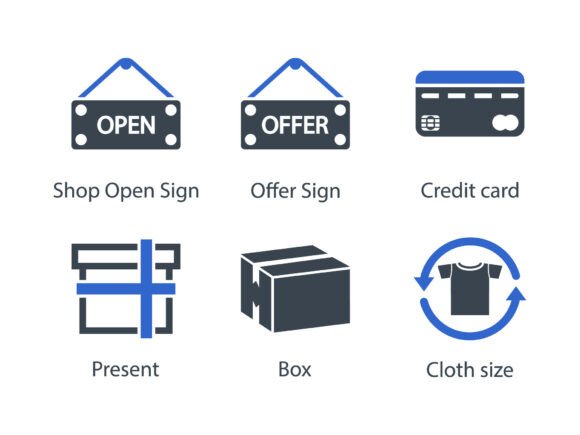 E Commerce Shopping Icon Set 7