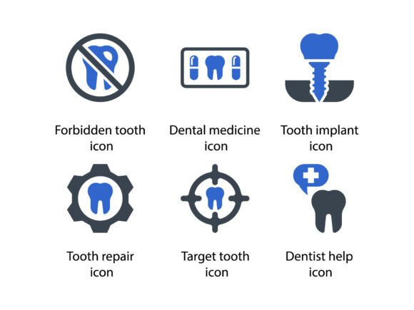 Enhancing Visual Communication with Dental Care Icon Set 10
