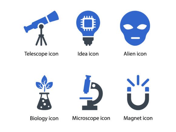 Lab Science Icon Set 3: Creative Design Power