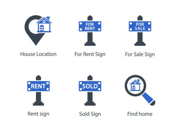 Real Estate Icon Set 5: A Versatile Design Asset for Modern Projects