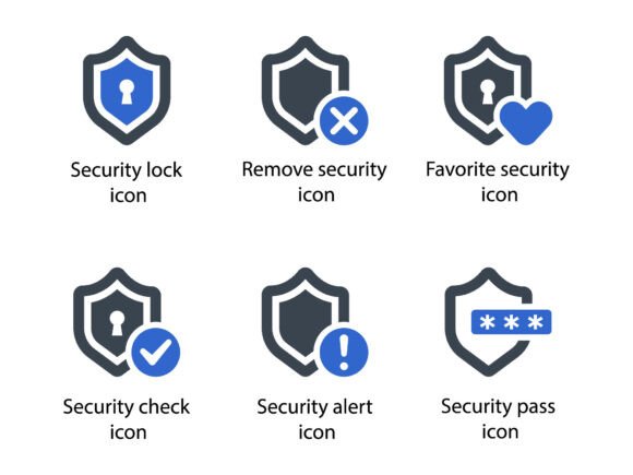 Security Icon Set 6: A Must-Have for Modern Designers