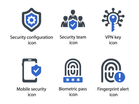 Security Icon Set 7 – A Must-Have for Modern Designers
