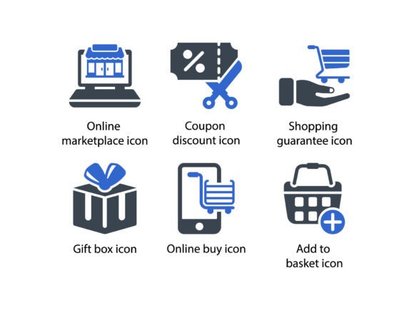 Shopping E Commerce Icon Set 1: A Comprehensive Overview