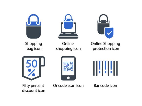 Shopping E Commerce Icon Set 5: A Practical Tool for Modern Design Workflows